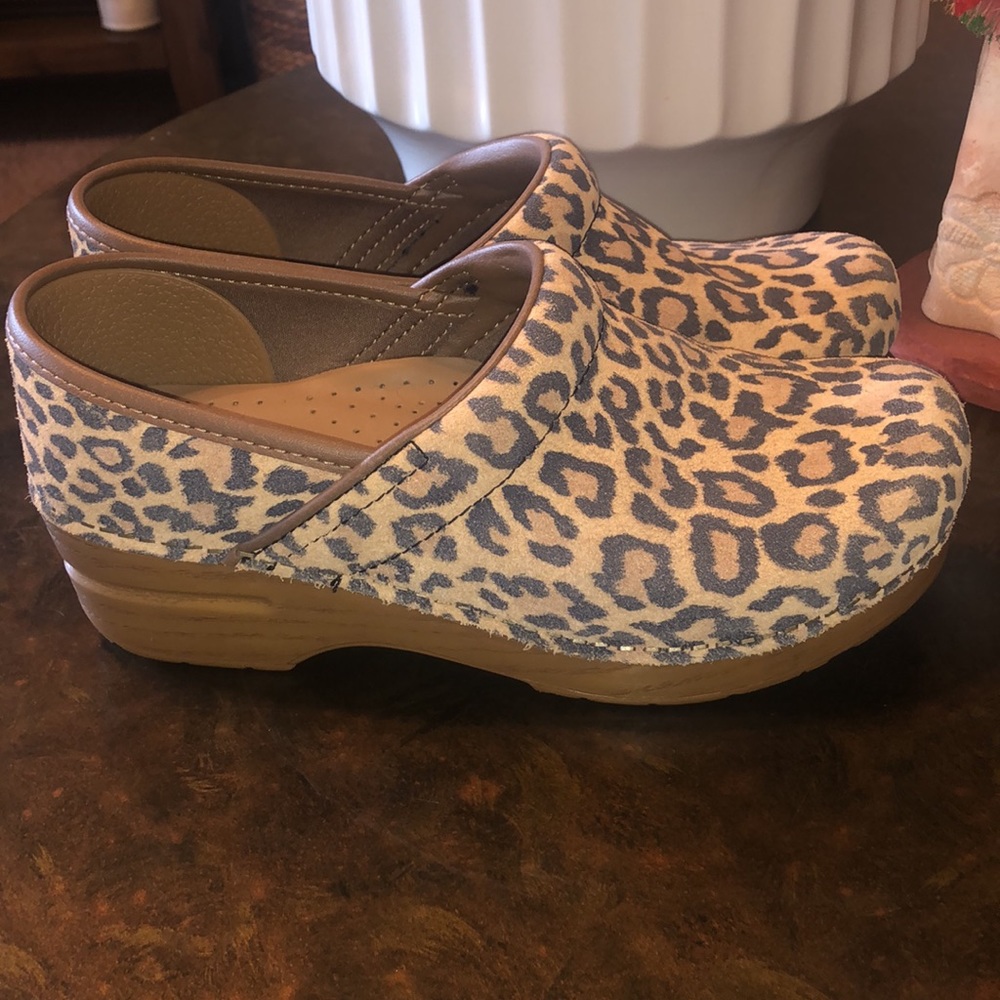 Leopard Print Dansko Size 37